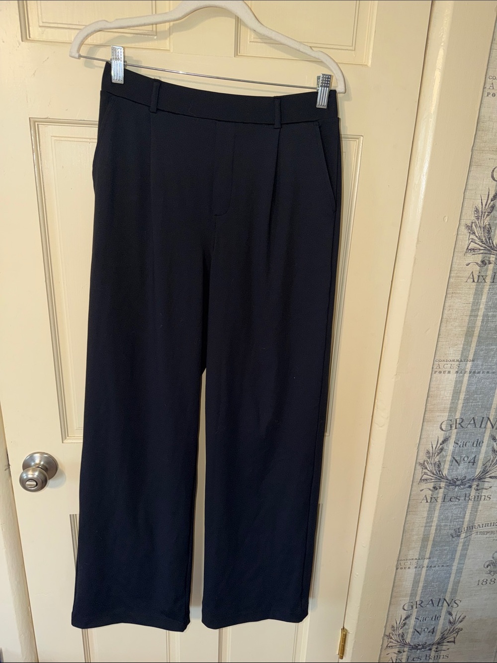 HALARA Black Wide-Leg Dress Pants